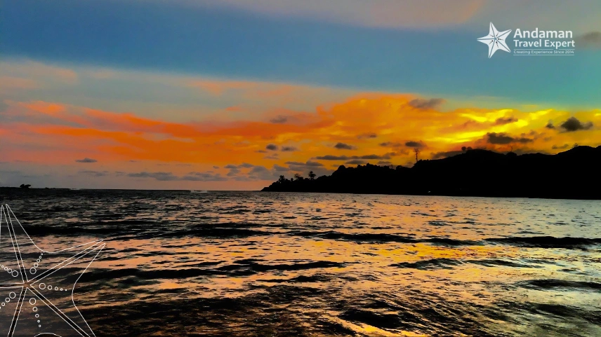 Sunrise at Corbyn's Cove Beach, Port Blair